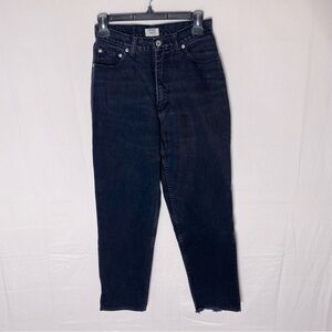 Vintage 725 Originals Washed Black High Rise Mom Jeans 25